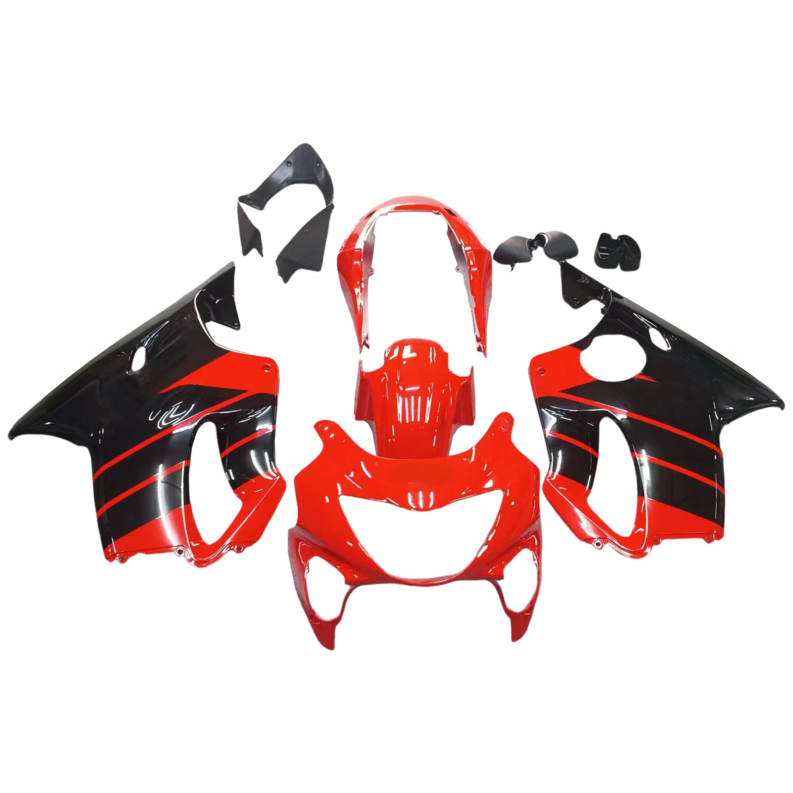 Amotopart 1999-2000 CBR600 F4 Honda Red&Black Fairing Kit