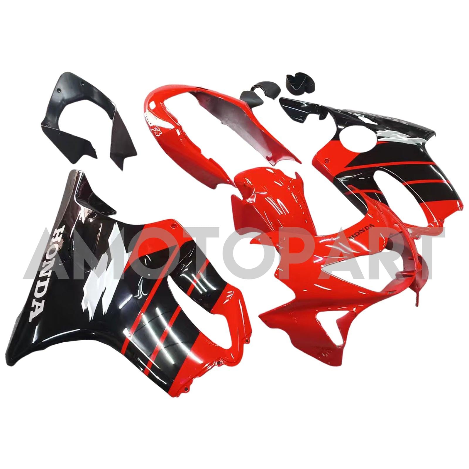 Amotopart 1999-2000 CBR600 F4 Honda Red&Black Fairing Kit