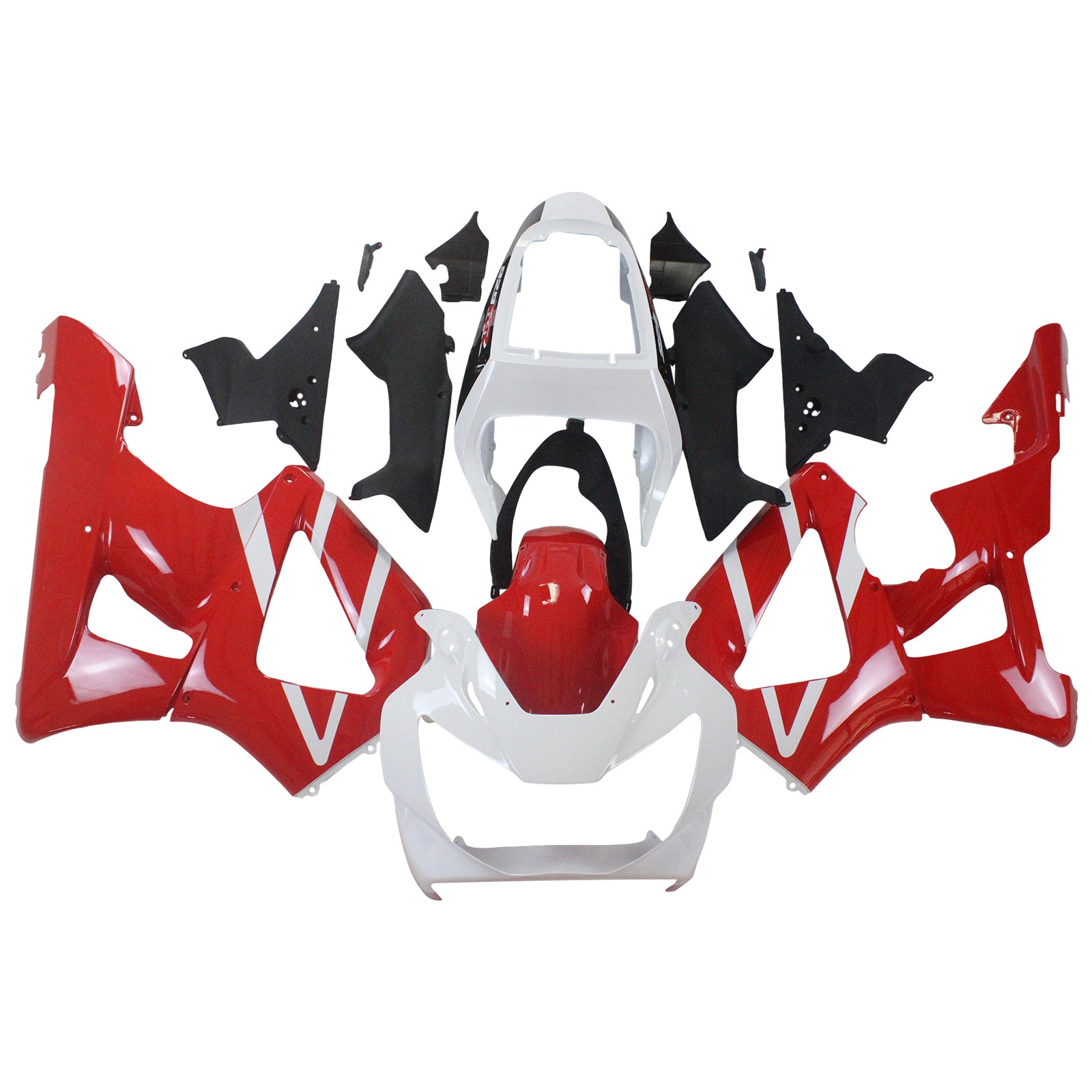 Amotopart 2000-2001 Honda CBR929RR Fairing Red&White Kit