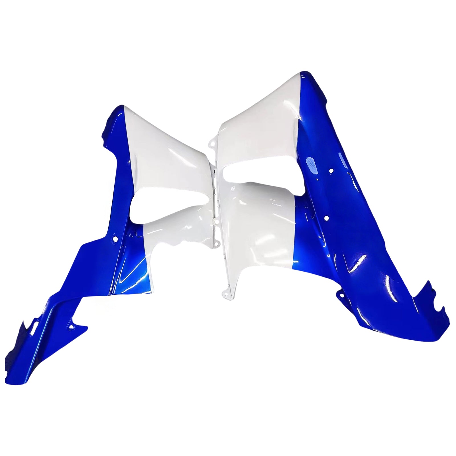 Amotopart 2000-2001 Honda CBR929RR Kit de carenado azul y blanco