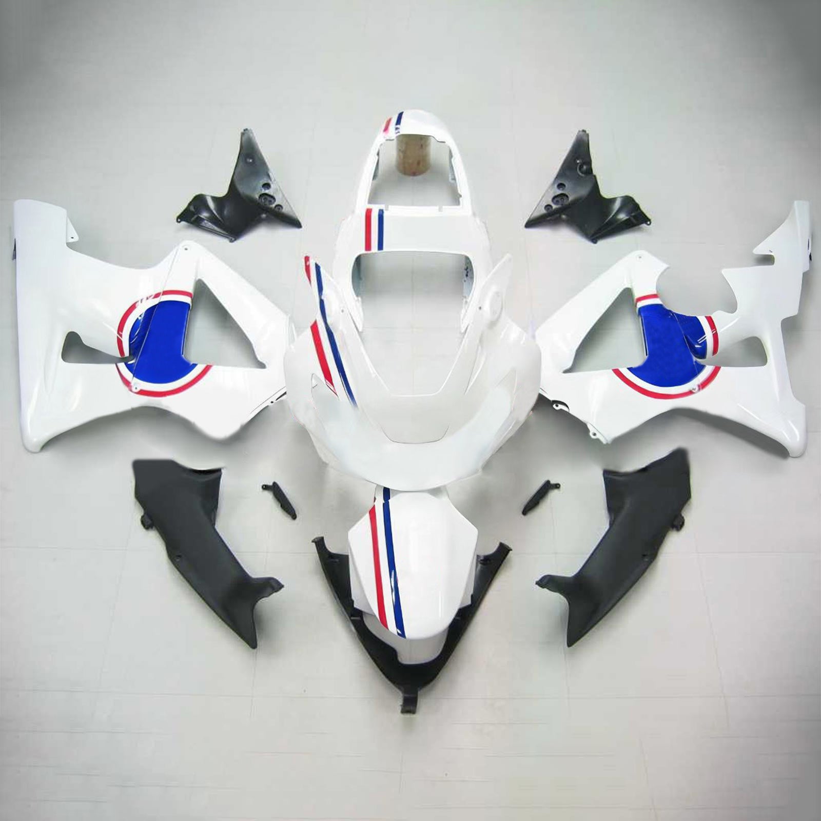 Amotopart 2000-2001 Honda CBR929RR Carena Kit Repjol Bianco