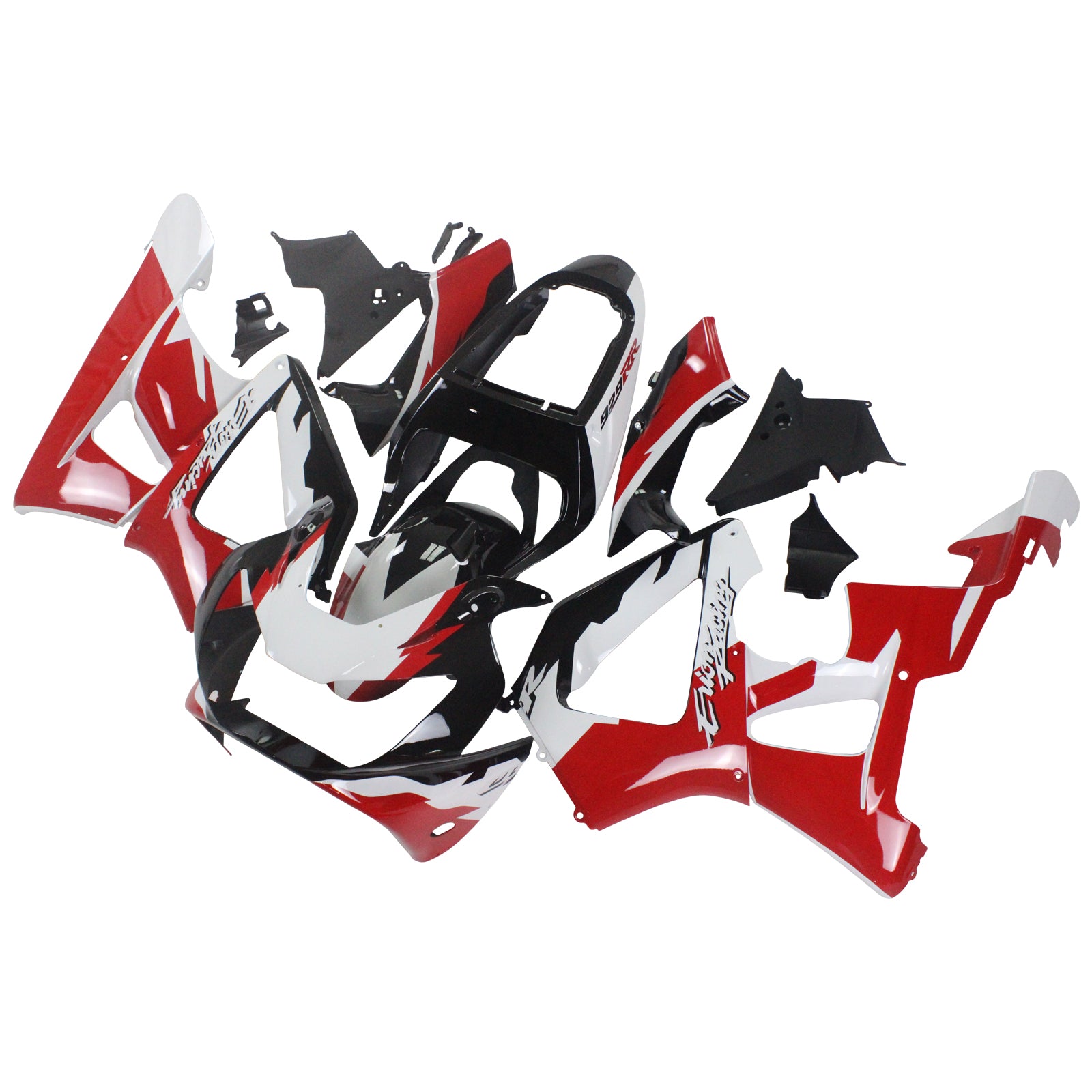 Amotopart 2000-2001 Honda CBR929RR Fairing Red&Black Style5 Kit