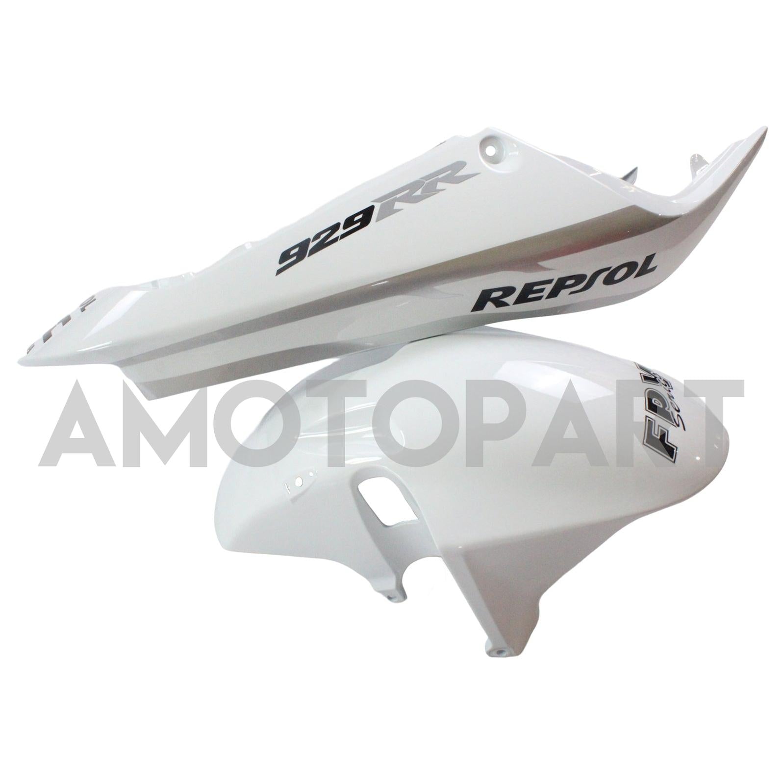 Amotopart 2000-2001 Honda CBR929RR Fairing Black&White Repjol Kit