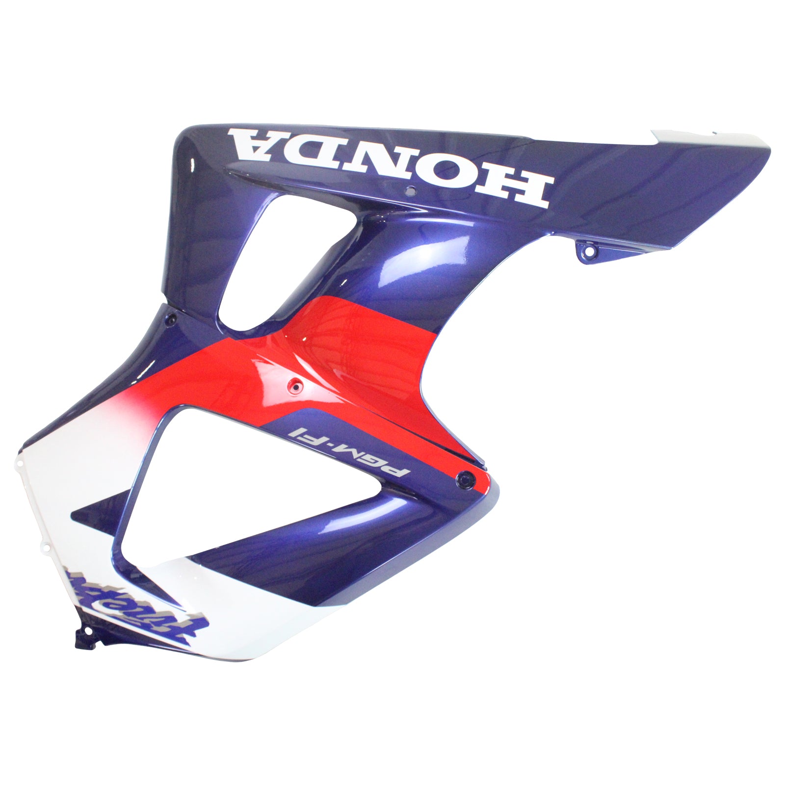 Amotopart 2000-2001 Honda CBR929RR Kit de carénage bleu et rouge Style2