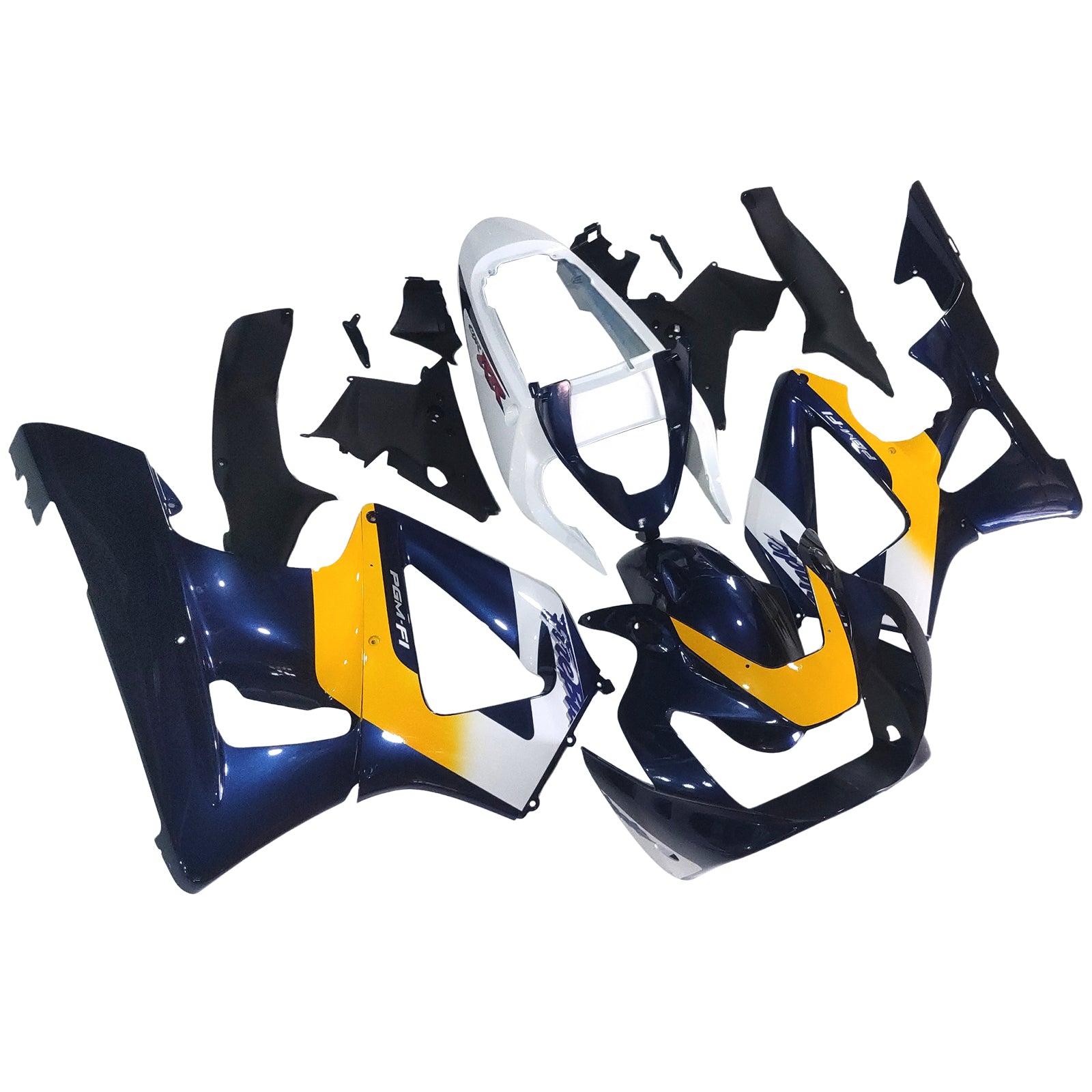 Amotopart 2000-2001 CBR929RR Honda Gul&Blue kåbesæt