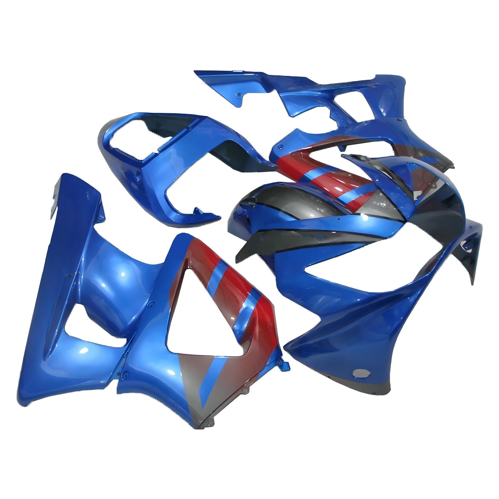 Amotopart 2000-2001 Honda CBR929RR Blue Red Black &Logo Fairing Kit