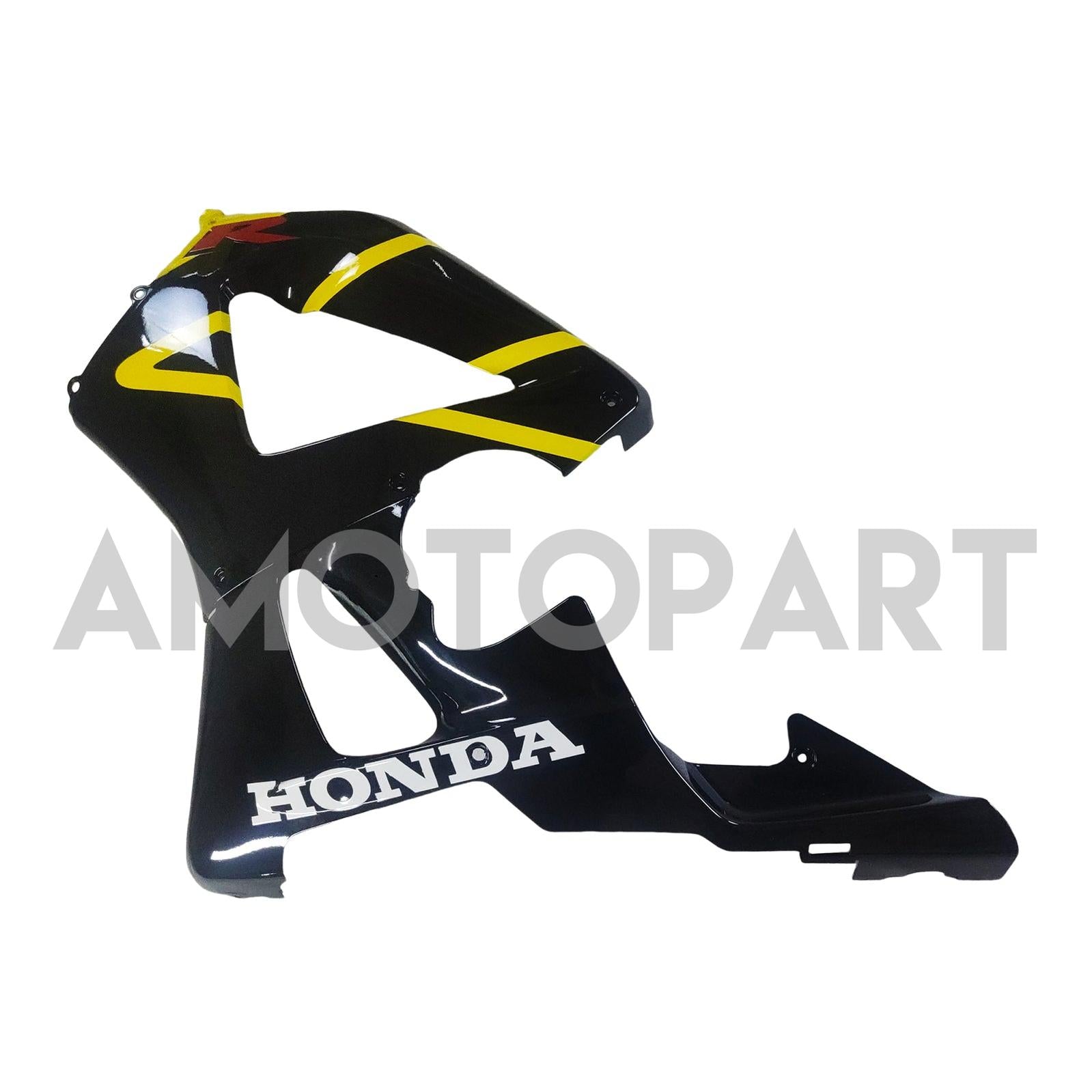 Amotopart 2000-2001 Honda CBR929RR Black Yellow &Logo Fairing Kit