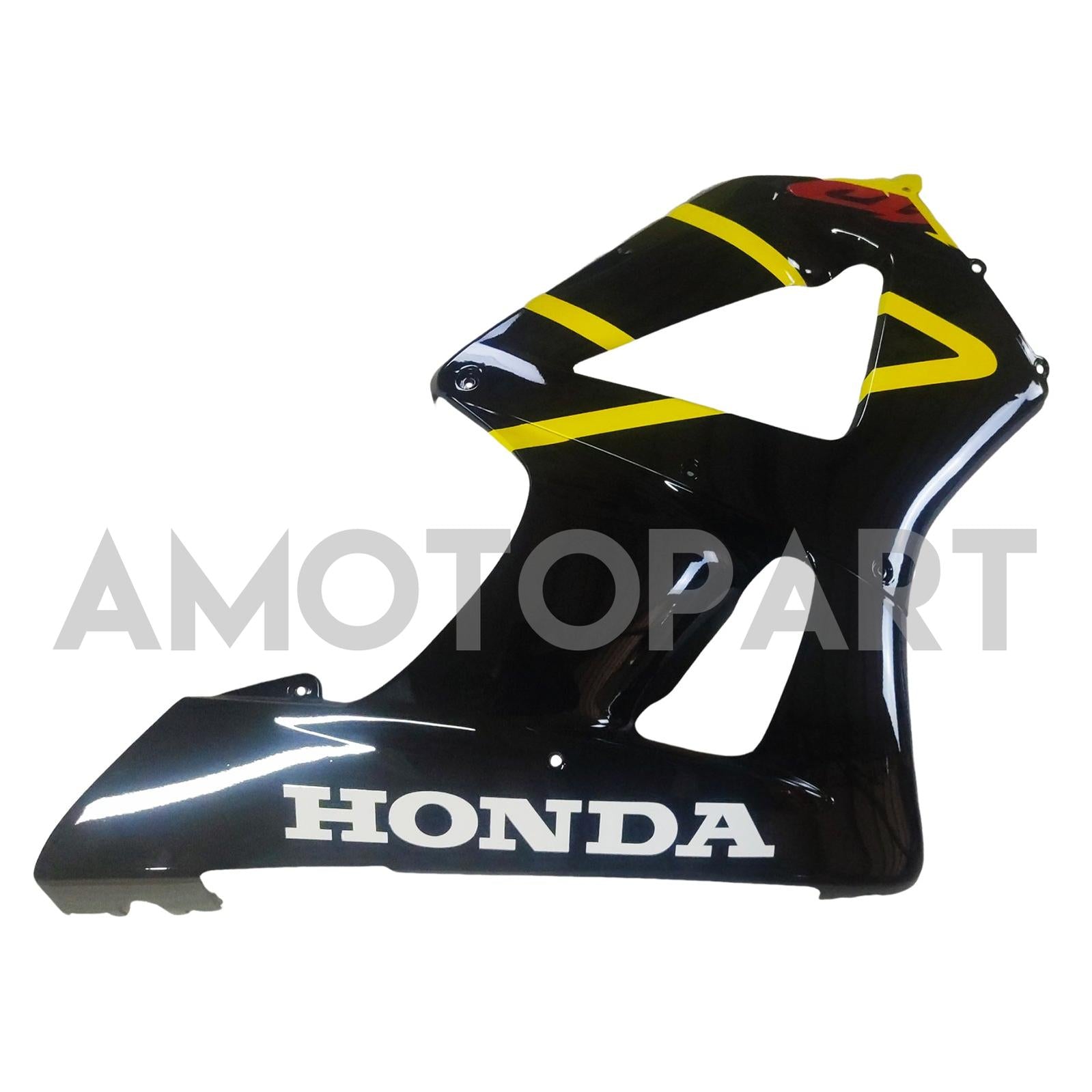 Amotopart 2000-2001 Honda CBR929RR Black Yellow &Logo Fairing Kit