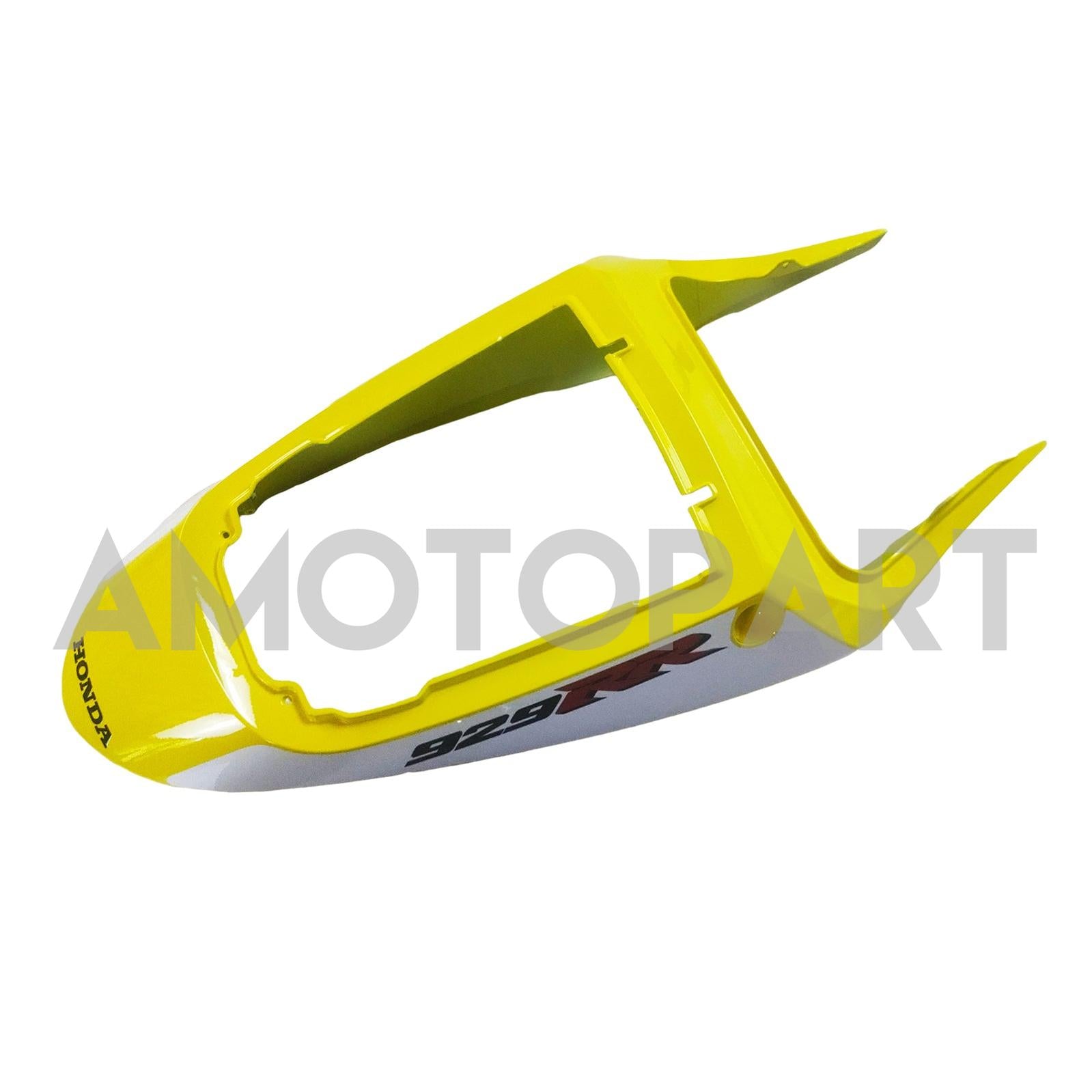 Amotopart 2000-2001 Honda CBR929RR Black Yellow &Logo Fairing Kit