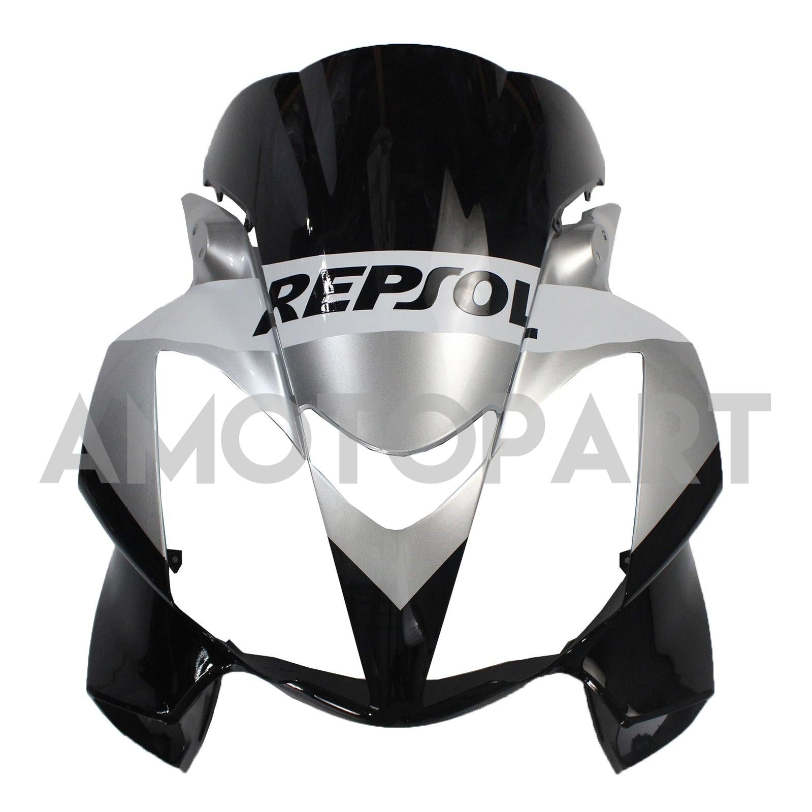 Amotopart 2002-2013 Honda VFR800 KIT de carenado plateado y negro