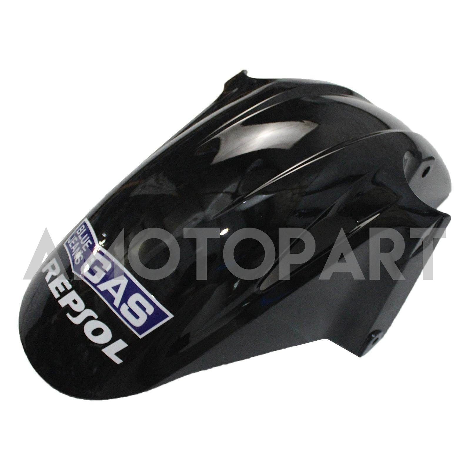 Amotopart 2002-2013 Honda VFR800 KIT de carenado plateado y negro