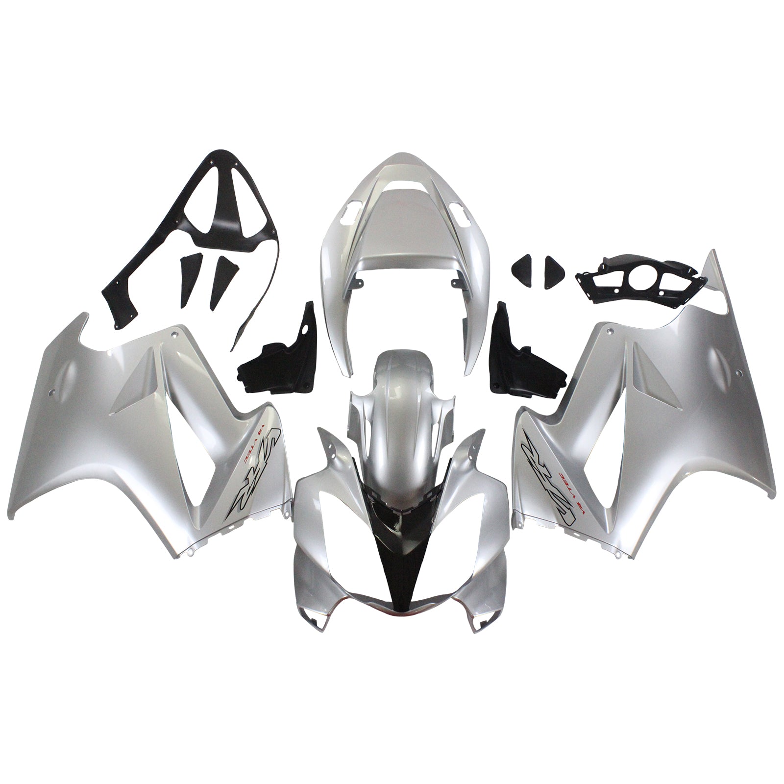 Amotopart 2002-2013 Honda VFR800 Sliver Fairing KIt