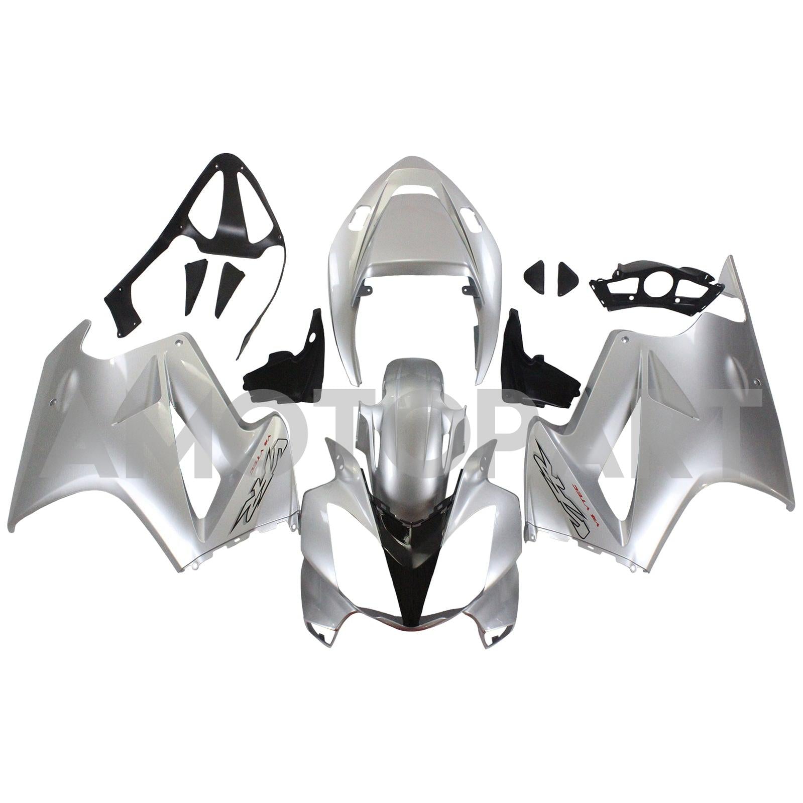 Amotopart 2002-2012 Honda VFR800 Sliver Fairing KIt