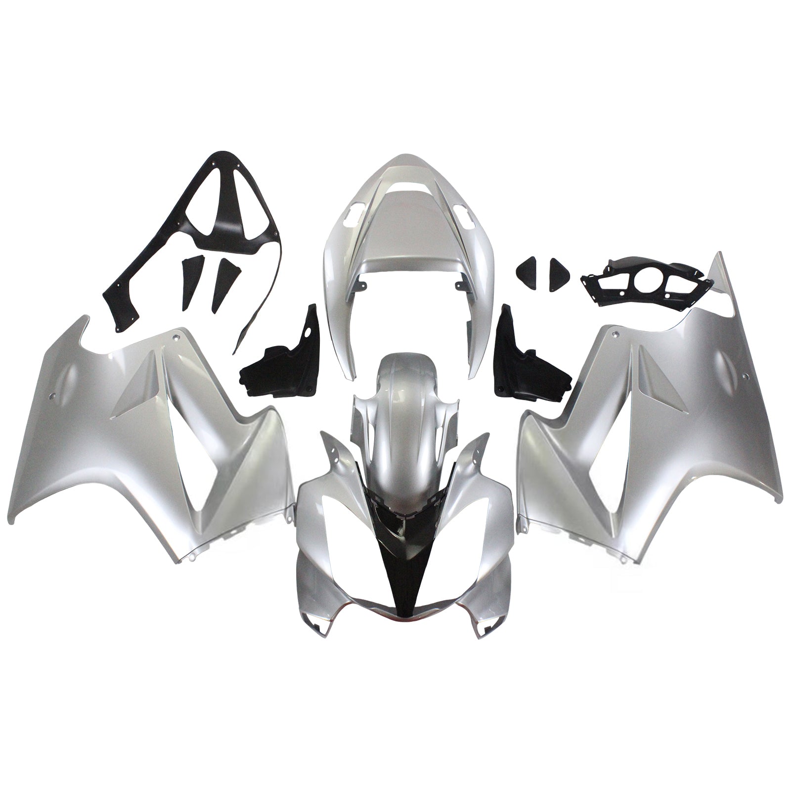 Amotopart 2002-2012 Honda VFR800 Sliver Fairing KIt