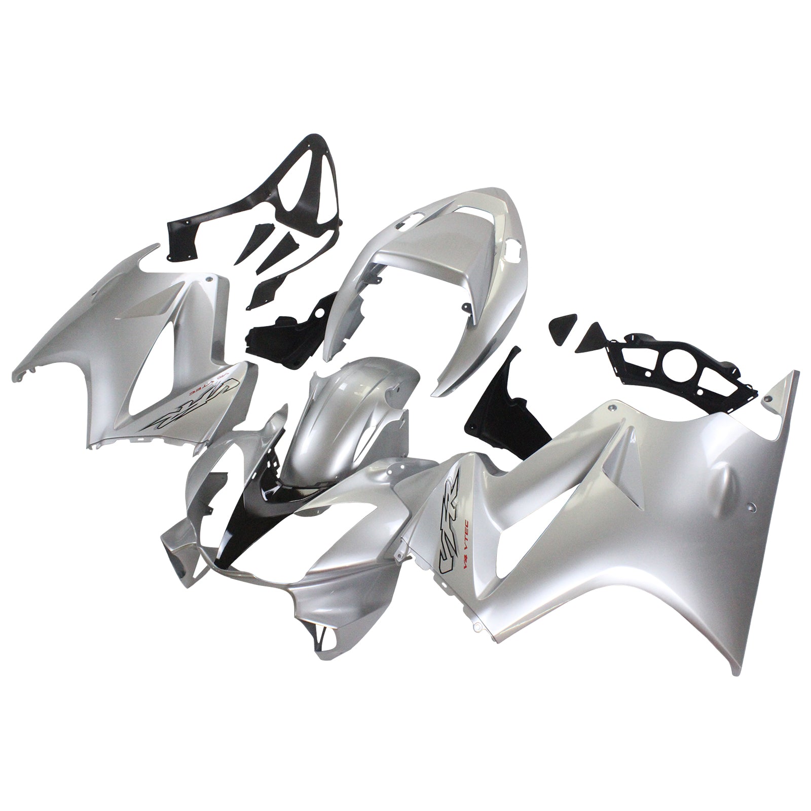 Amotopart 2002-2012 Honda VFR800 Sliver Fairing KIt