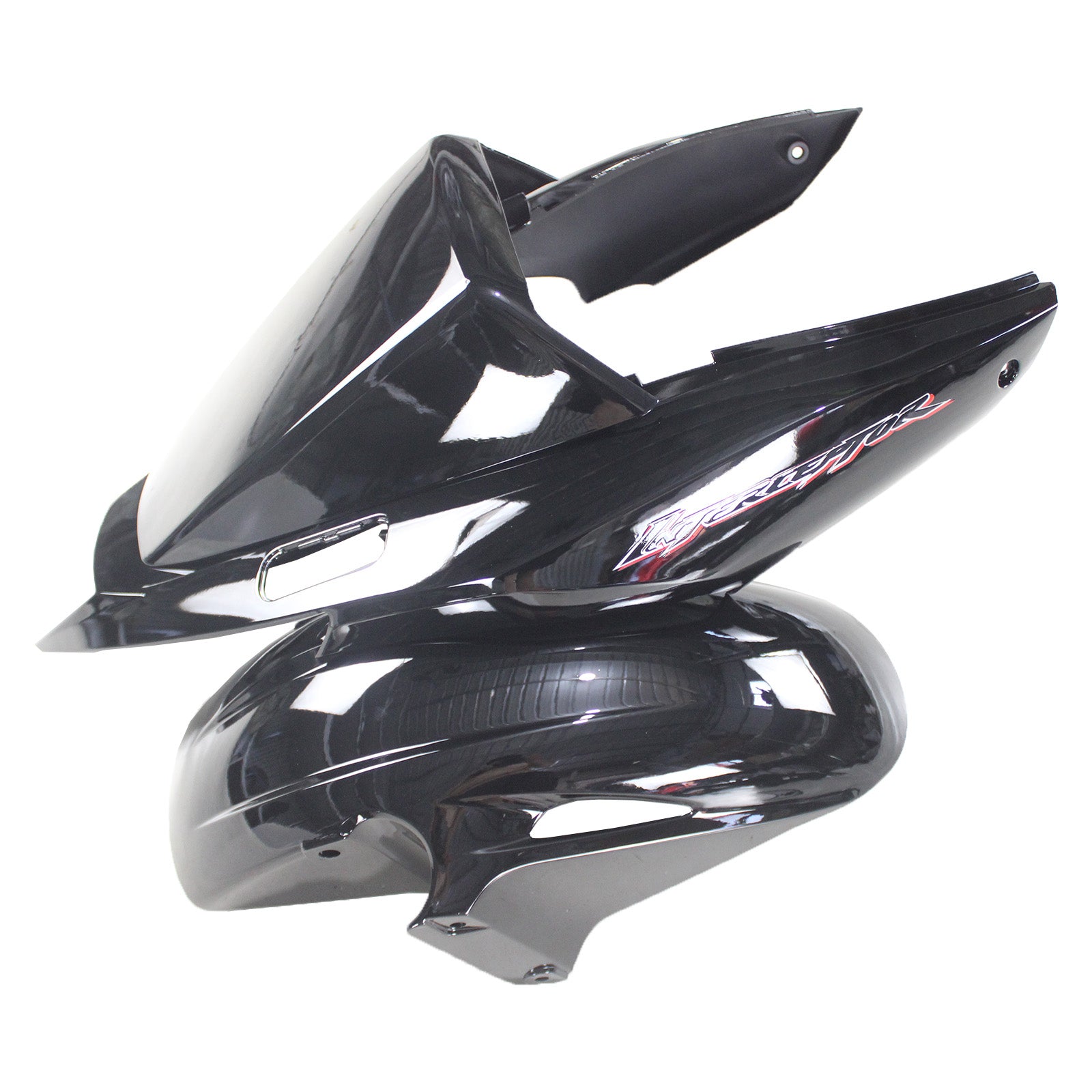 Amotopart 2002-2013 Honda VFR800 Gloss Black Fairing KIt