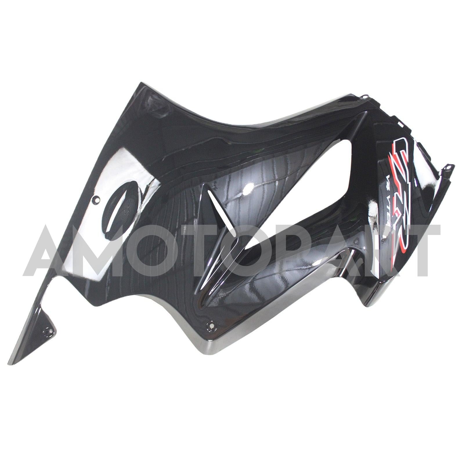 Amotopart 2002-2013 Honda VFR800 Gloss Black Fairing Zestaw