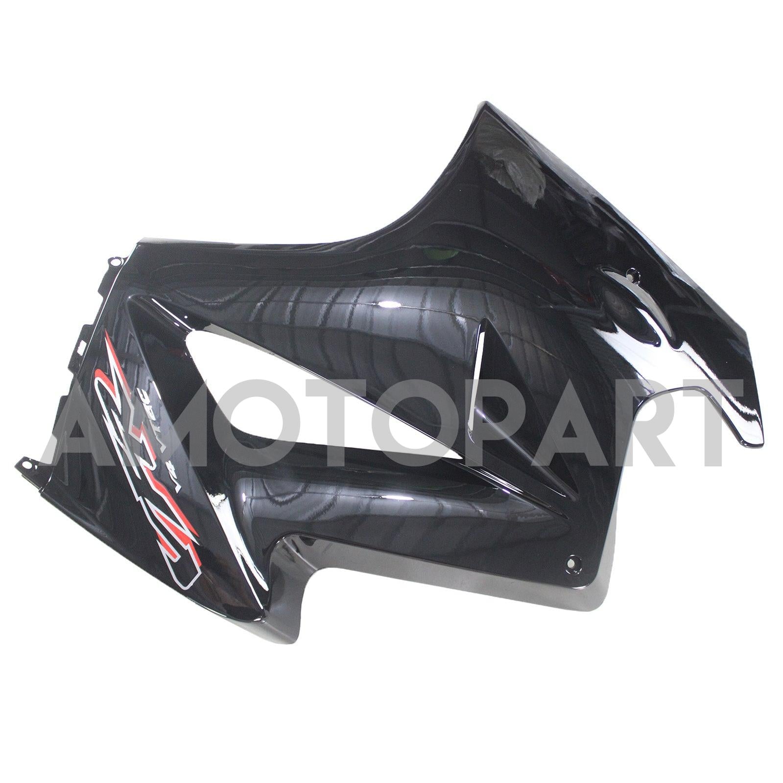 Amotopart 2002-2013 Honda VFR800 Gloss Black Fairing Zestaw