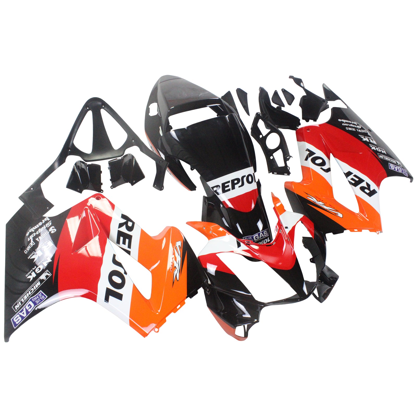 Amotopart 2002-2013 Honda VFR800 Multi Color Fairing KIt