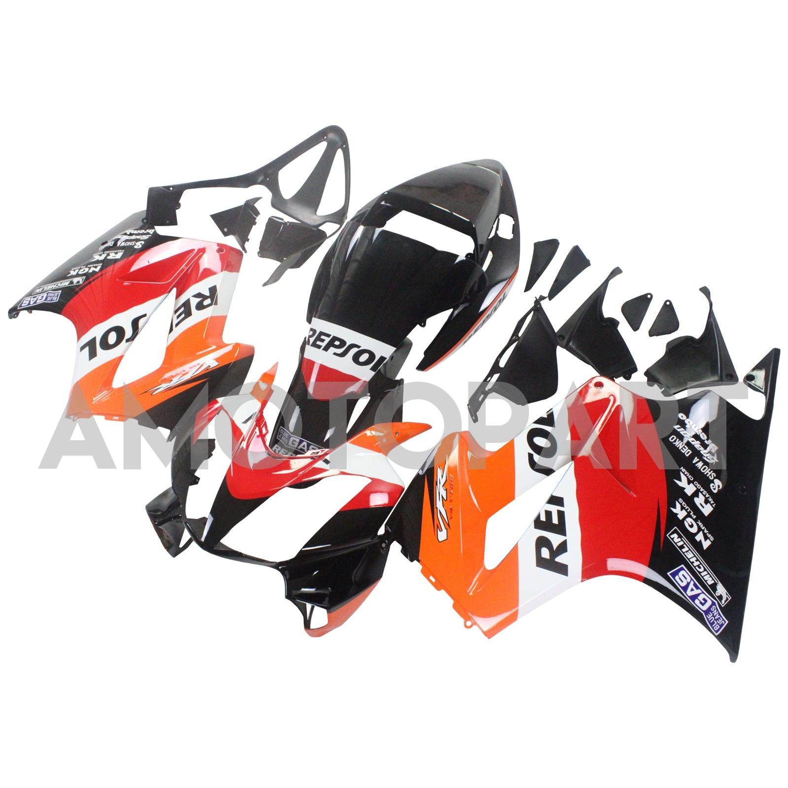 Amotopart 2002-2013 Honda VFR800 Multi-Colod Fairing Zestaw