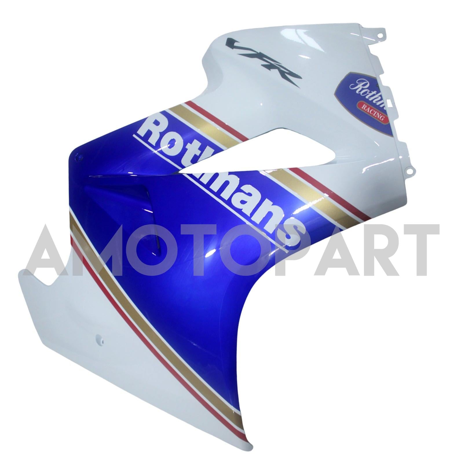 Amotopart 2002-2012 Honda VFR800 Blue&White Style2 Fairing Kit