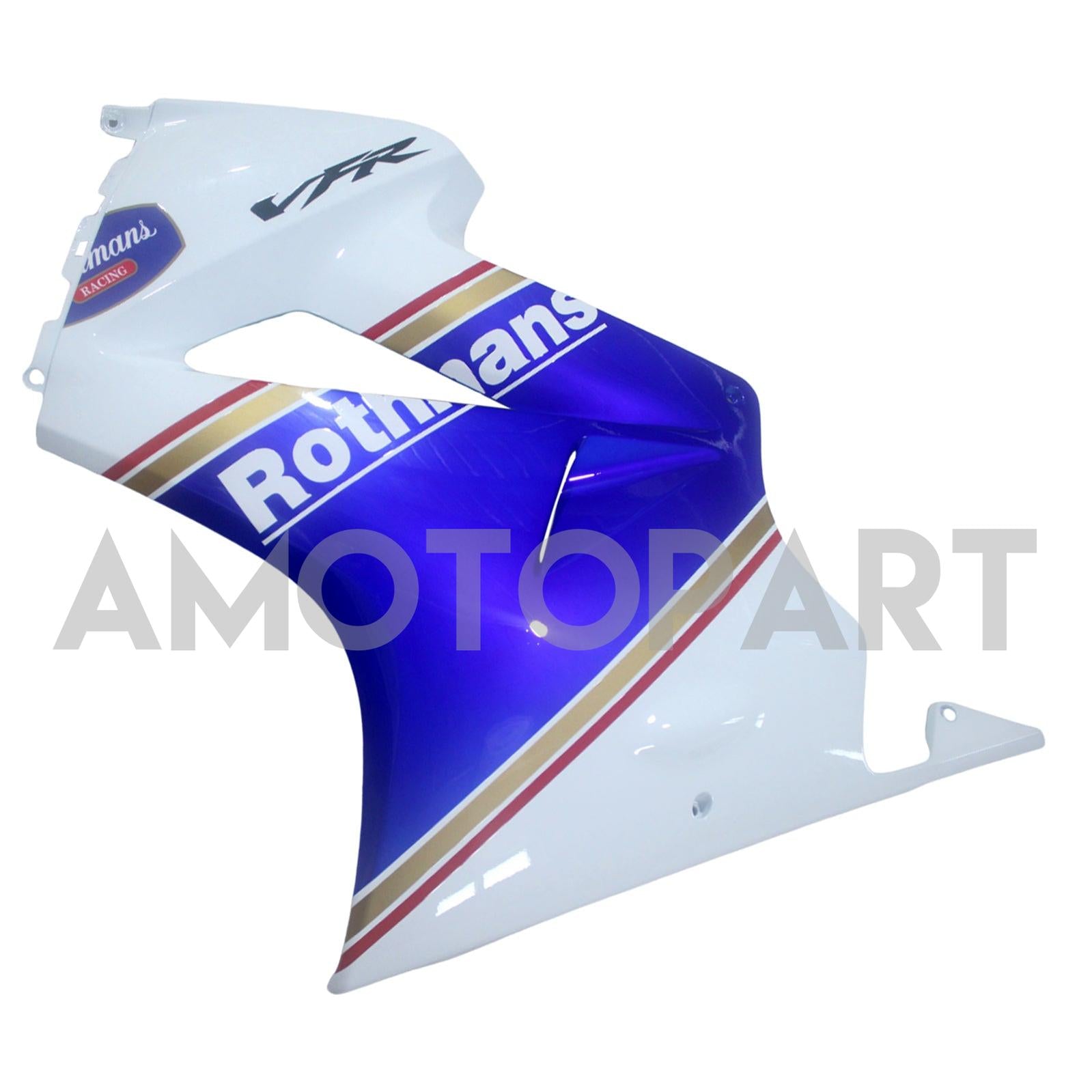 Amotopart 2002-2012 Honda VFR800 Blue&White Style2 Fairing Kit