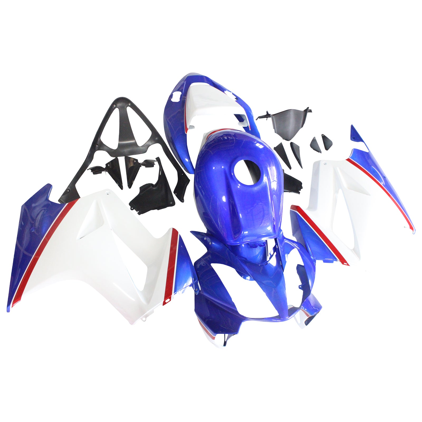 Amotopart 2002-2013 Honda VFR800 Blue&White Style3 Fairing Kit