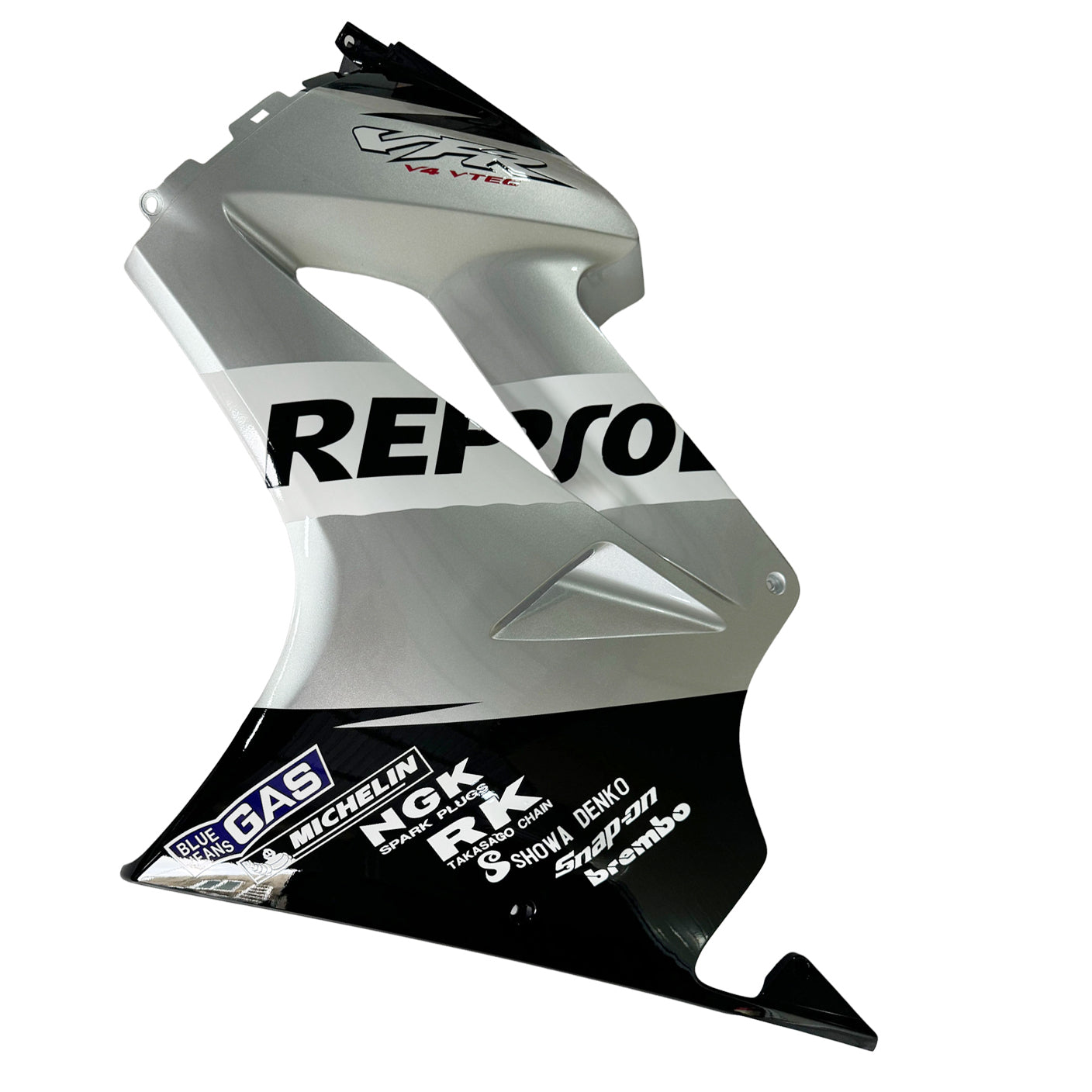 Amotopart 2002-2013 Honda VFR800 Kit de carenado gris y negro