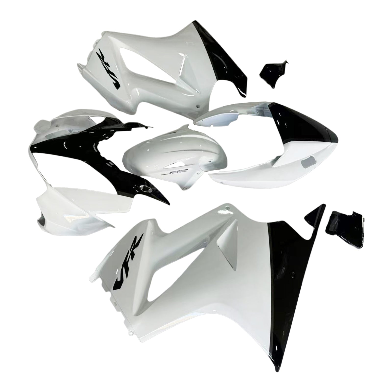 Amotopart 2002-2012 Honda VFR800 Weiß&BLack Verkleidungssatz