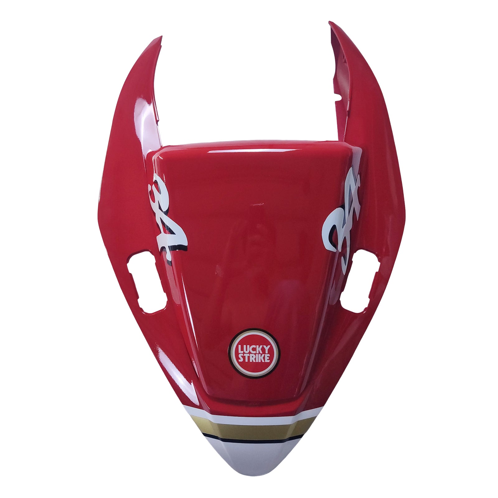 Amotopart 2002-2013 Honda VFR800white Red Fairing Kit