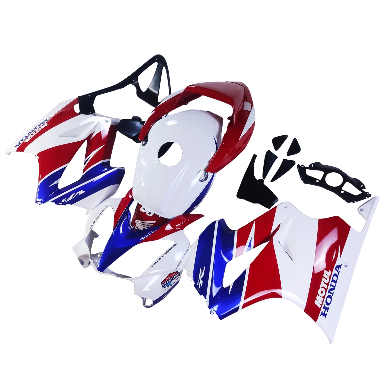Amotopart 2002-2013 Honda VFR800Kit de carenado blanco rojo negro azul