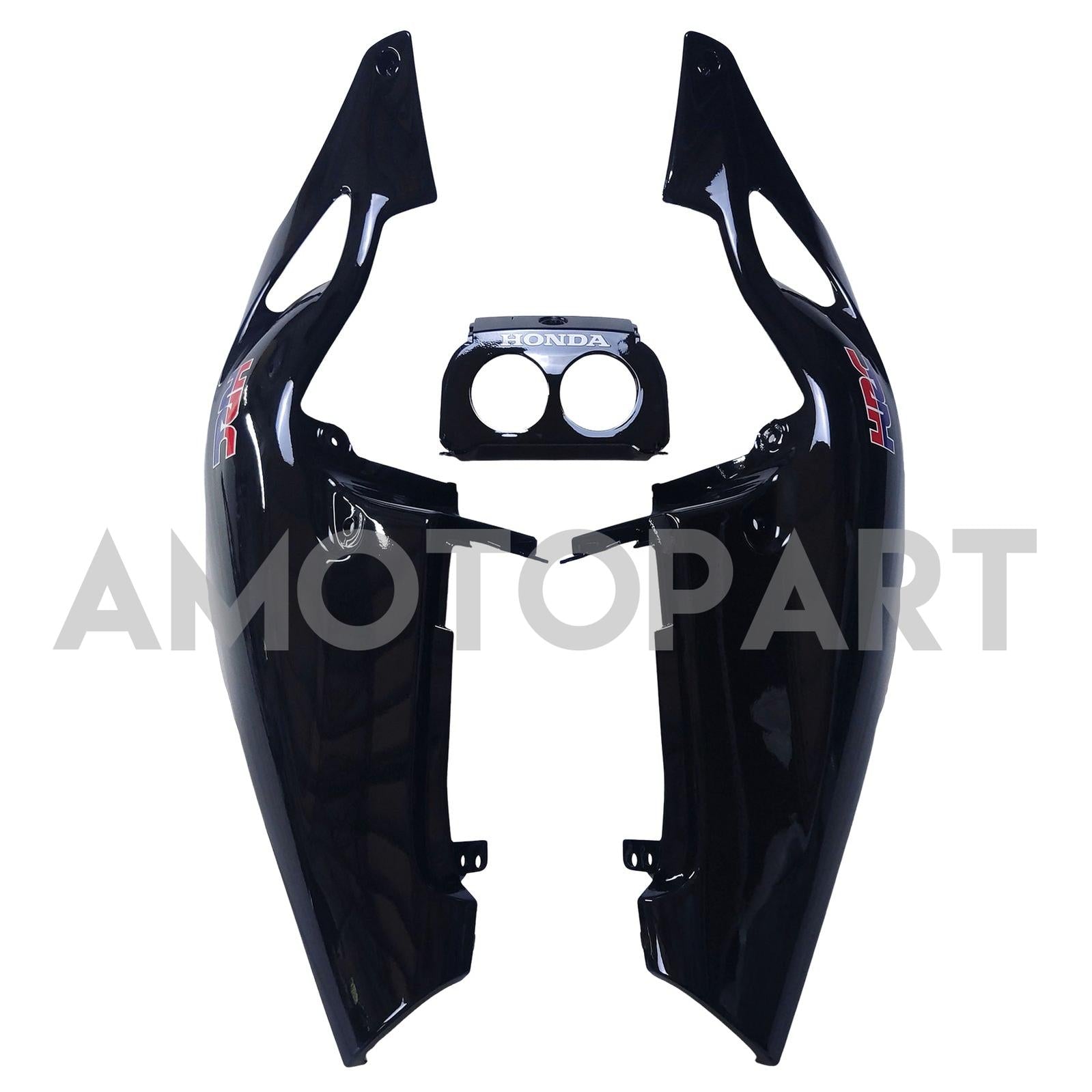 Amotopart 1990–1998 Honda CBR250RR MC22 Schwarz-Weiß-Verkleidungsset