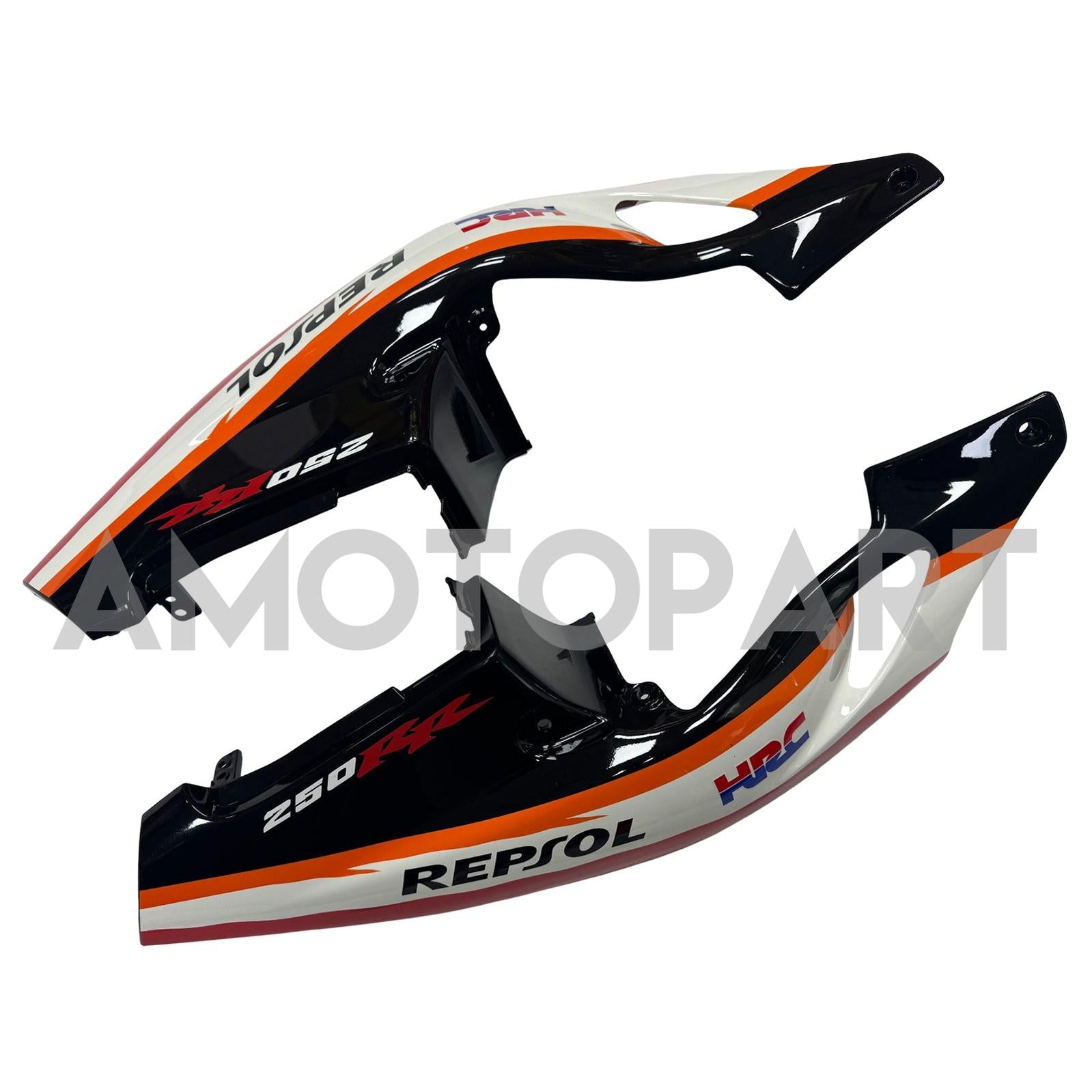 Amotopart 1990-1998 Honda CBR250RR MC22 Black Orange Red Fairing Kit