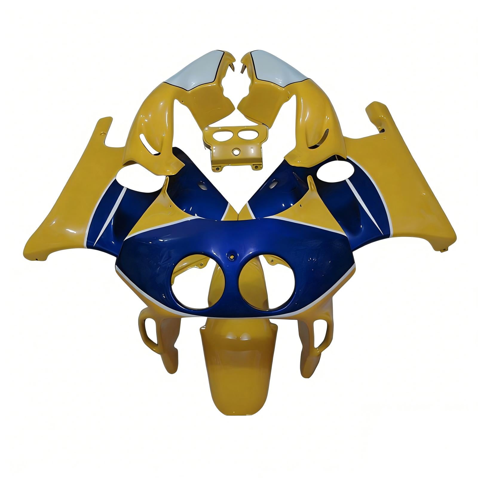 Amotopart 1990-1998 Honda CBR250RR MC22 Yellow Blue Fairing Kit