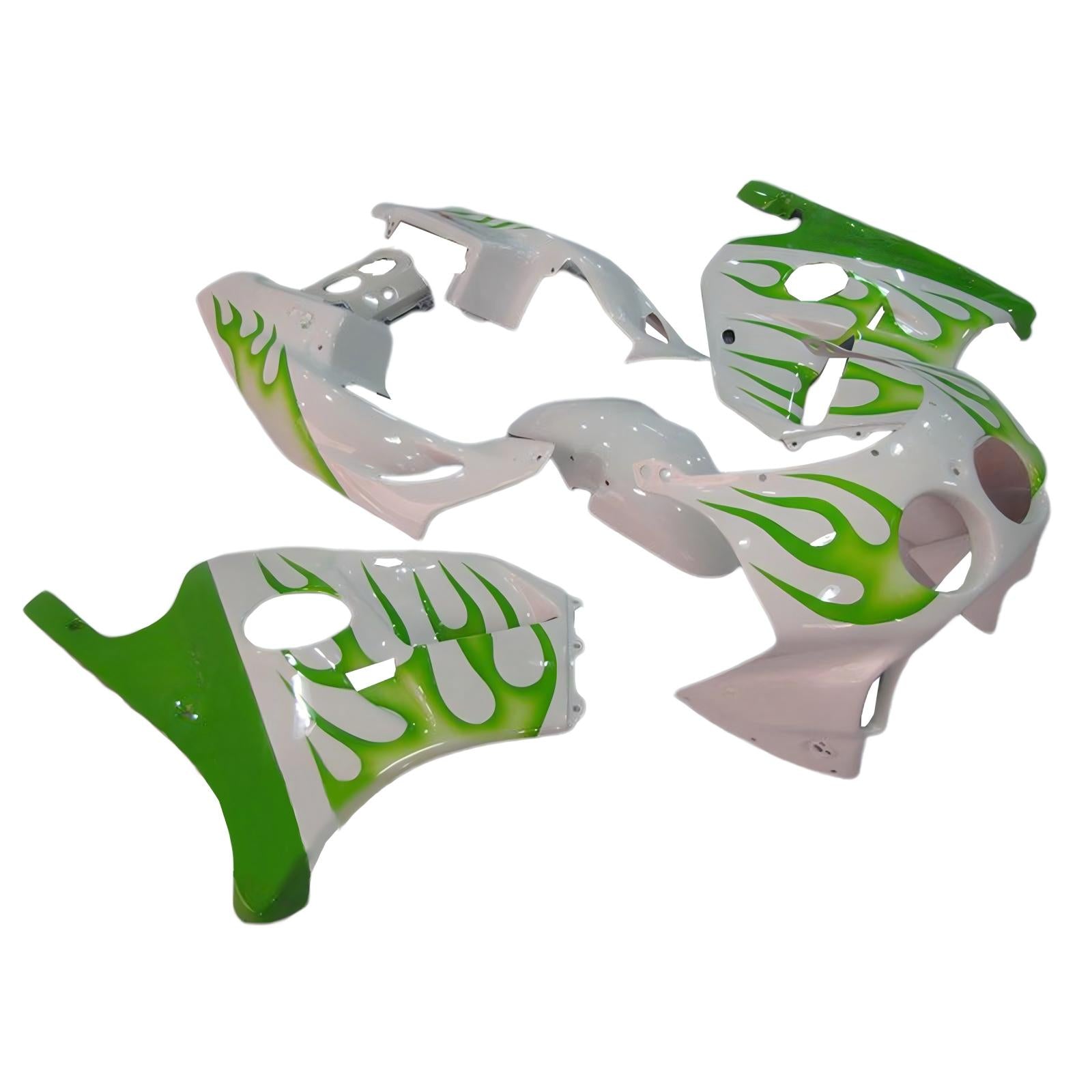 Amotopart 1990-1998 Honda CBR250RR MC22 White Green Fairing Kit