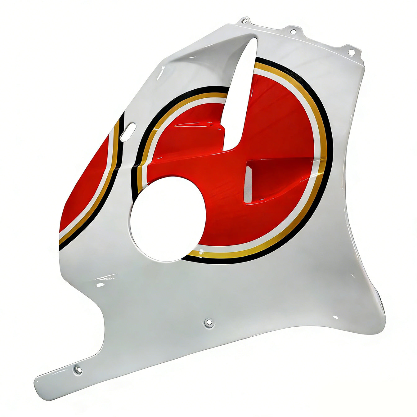 Amotopart 1990–1998 Honda CBR250RR MC22 Weiß-Rot-Verkleidungsset