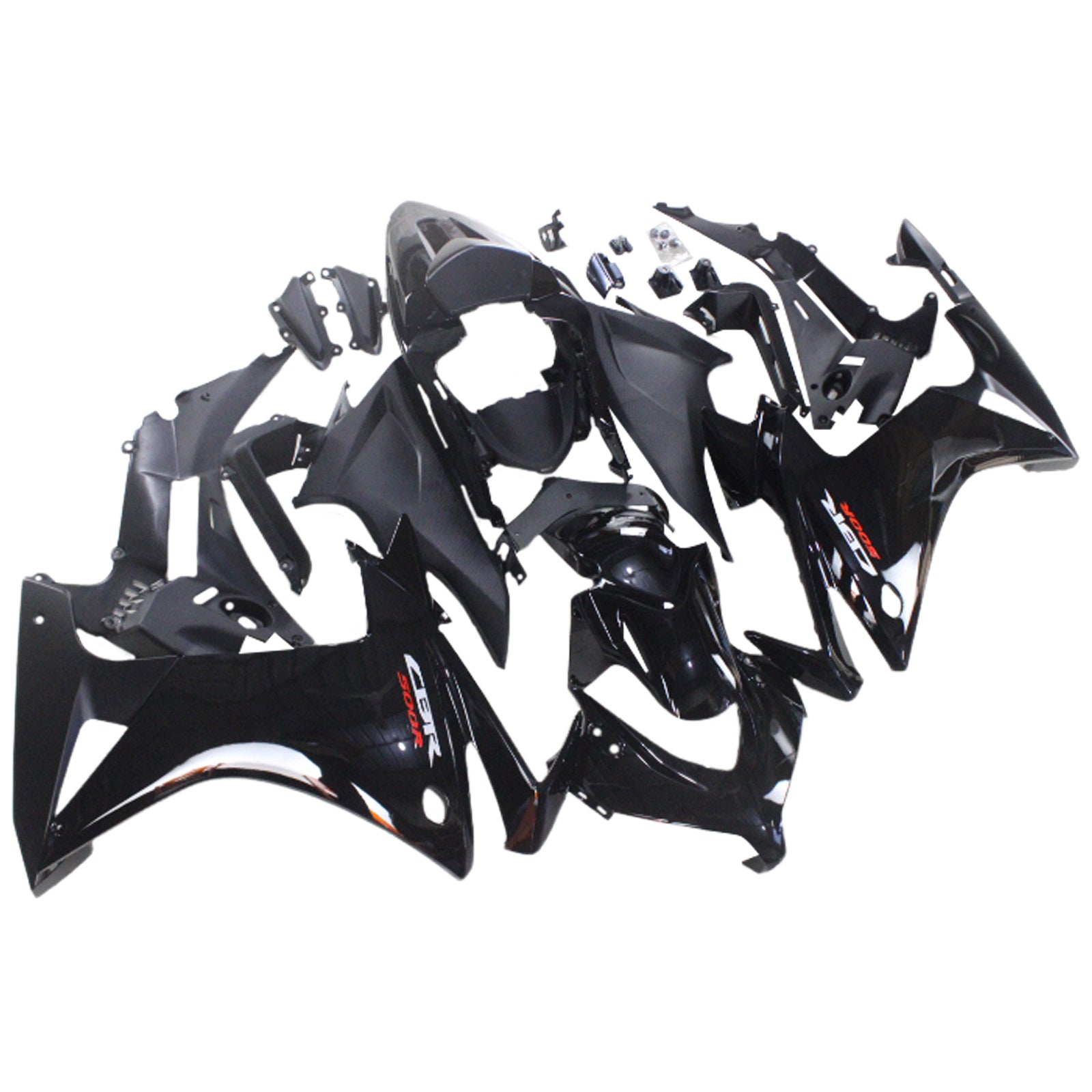 Amotopart 2013-2015 CBR500R Honda Black Fairring Kit