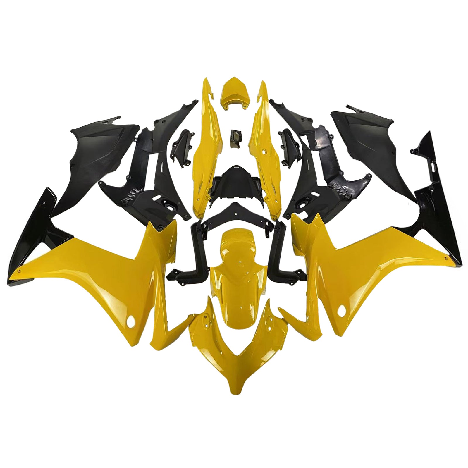 Amotopart 2013-2015 Honda CBR500R Fairing Yellow Kit