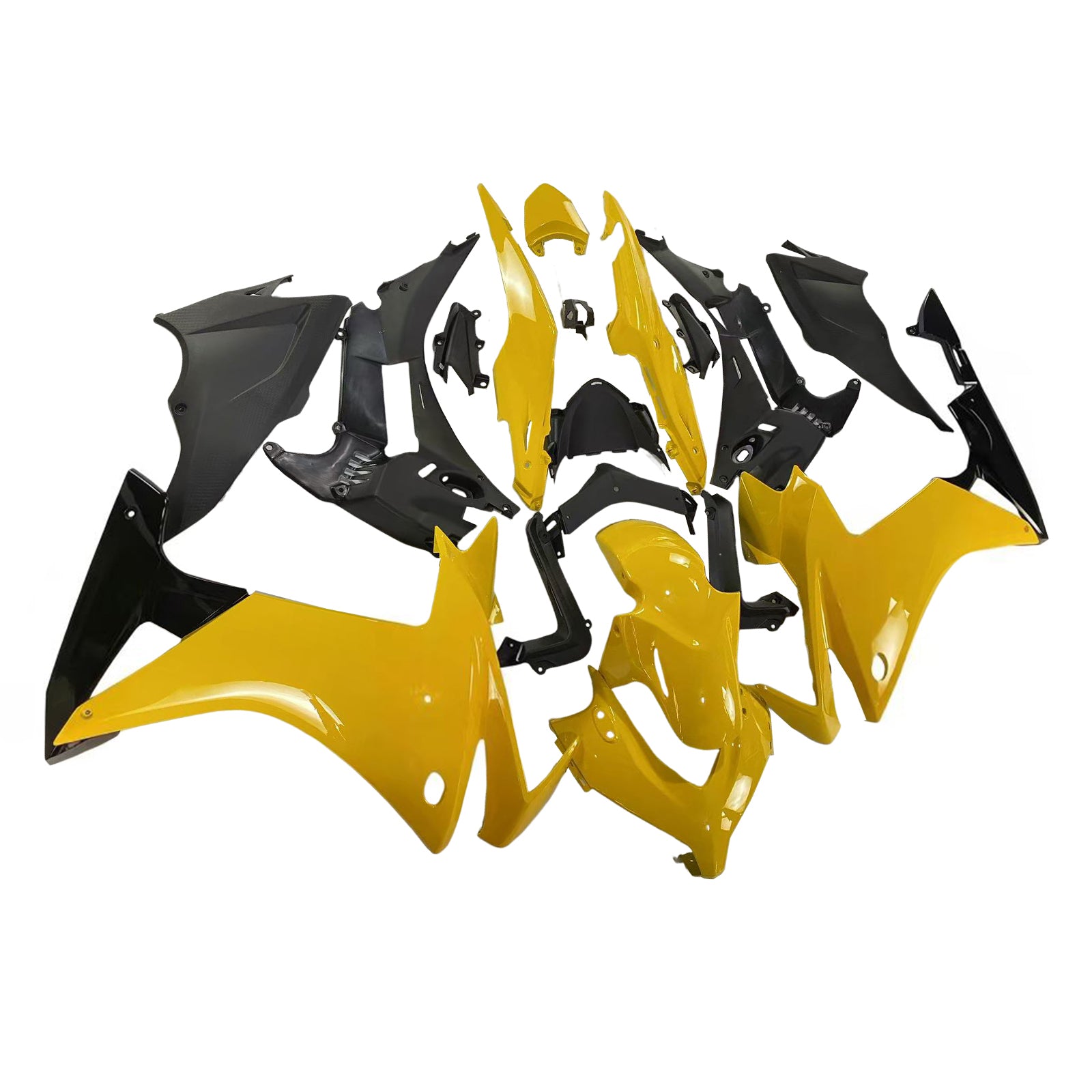 Amotopart 2013-2015 Honda CBR500R Fairing Yellow Kit