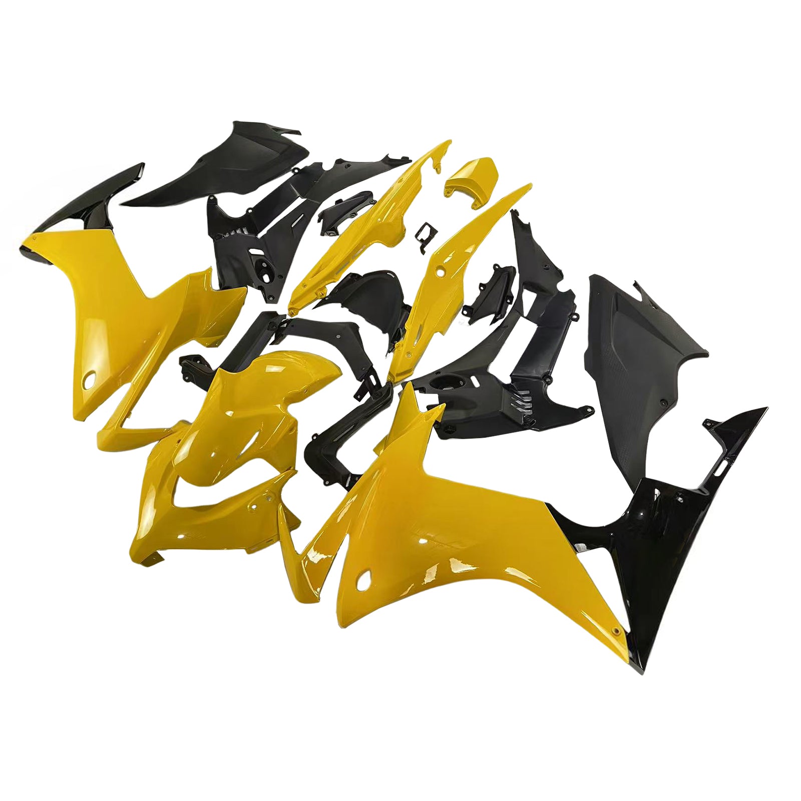 Amotopart 2013-2015 Honda CBR500R Fairing Yellow Kit