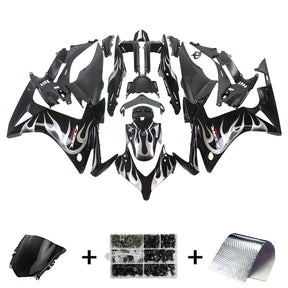 Amotopart 2013-2015 Honda CBR500R Fairing Black&Fire Kit