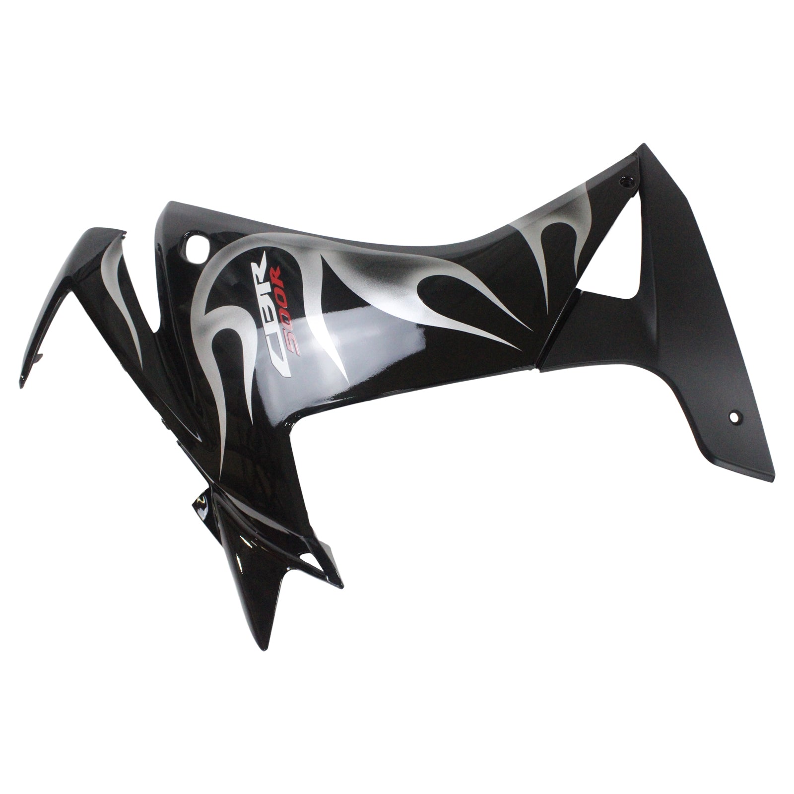 Amotopart 2013-2015 Honda CBR500R Fairing Black&Fire Kit