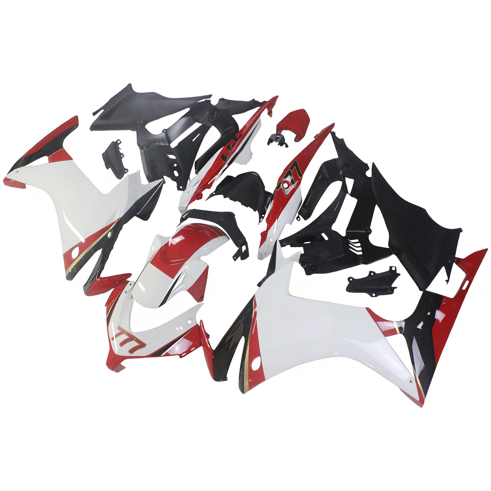 Amotopart 2013-2015 CBR500R Honda Red&White Fairing Kit