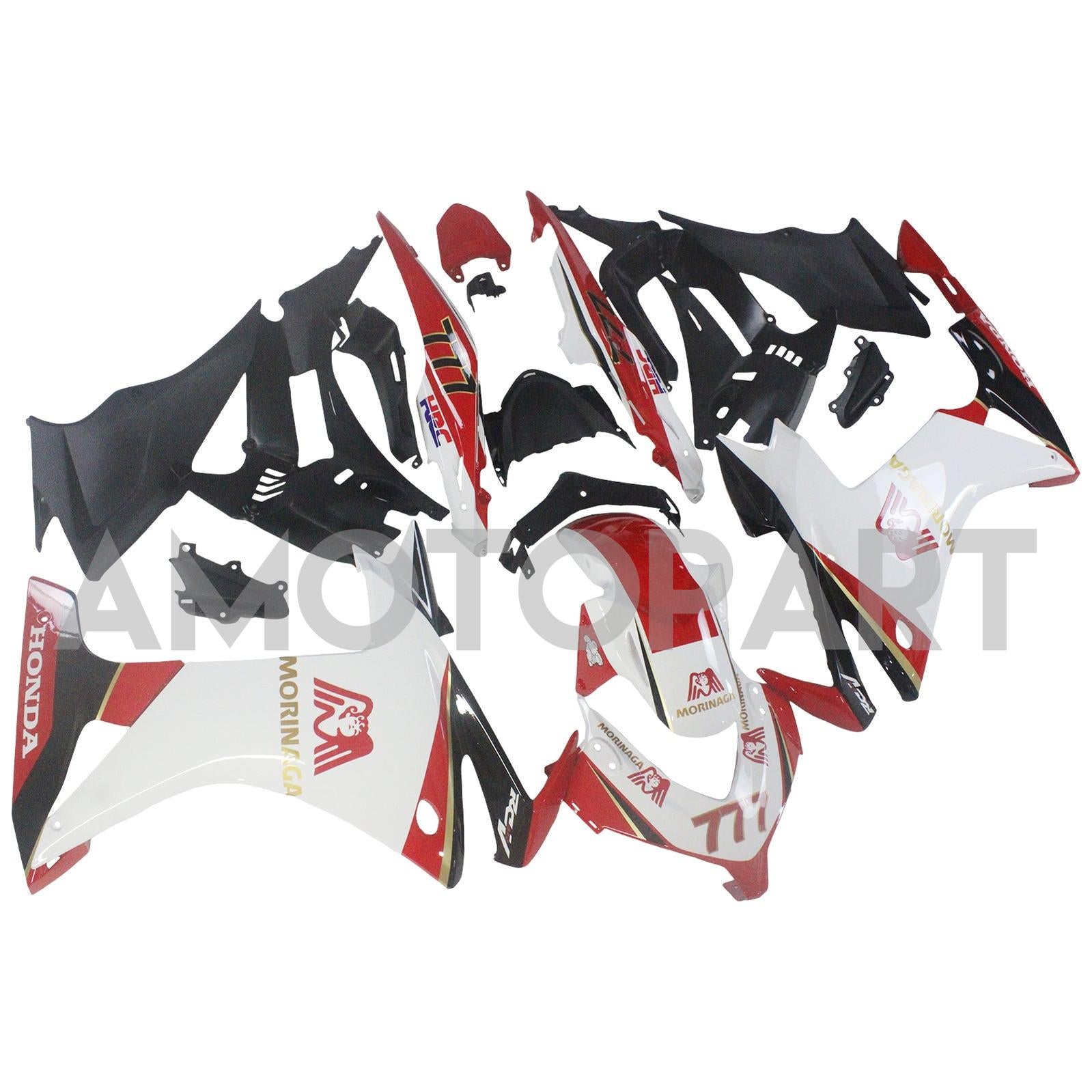 Amotopart 2013-2015 CBR500R Honda Red&White Fairing Kit