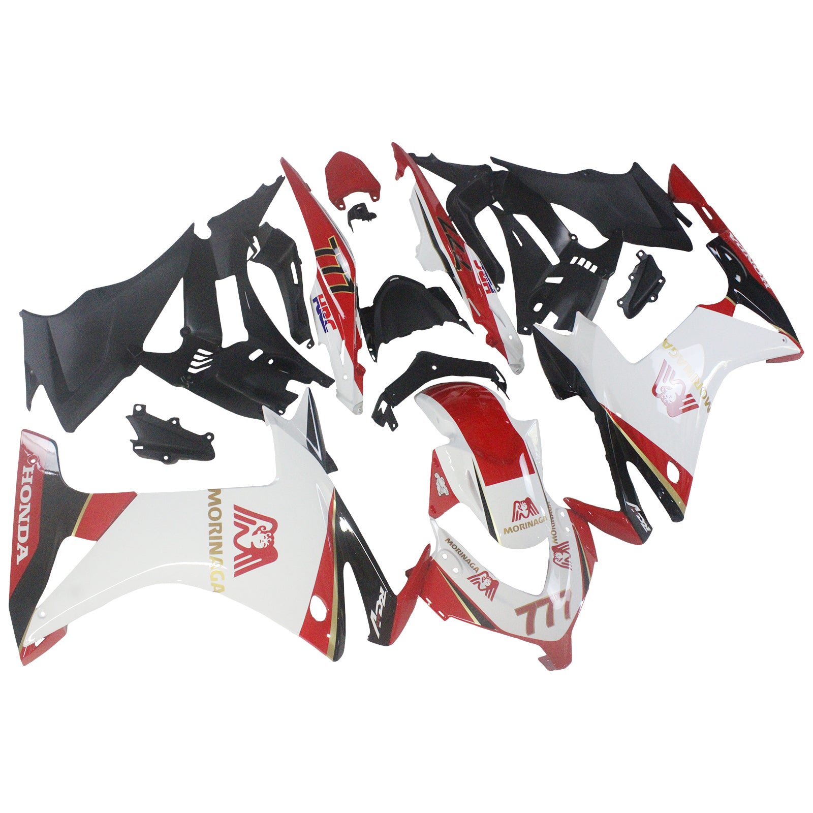 Amotopart 2013-2015 CBR500R Honda Red&White Fairing Kit