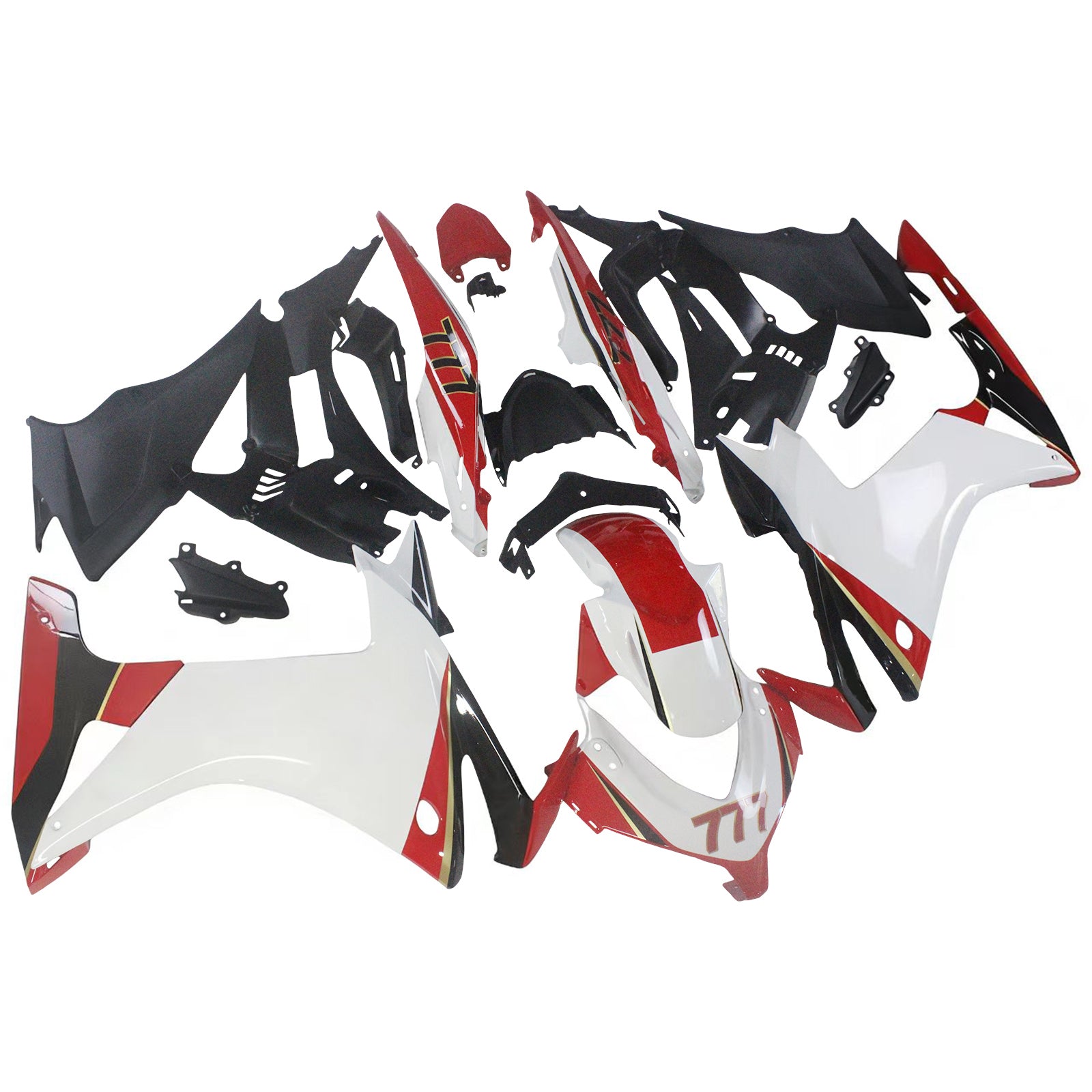 Amotopart 2013-2015 CBR500R Honda Red&White Fairing Kit