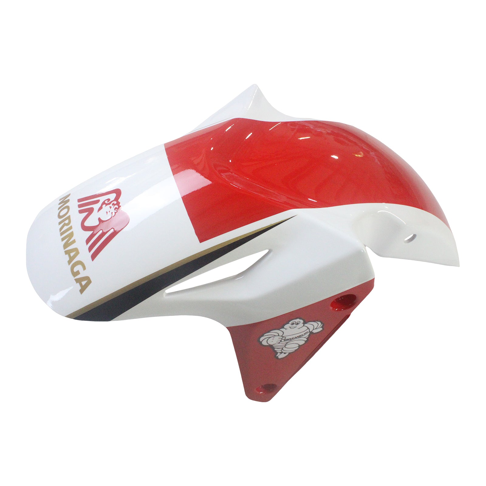 Amotopart 2013-2015 CBR500R Honda Kit de carénage rouge et blanc