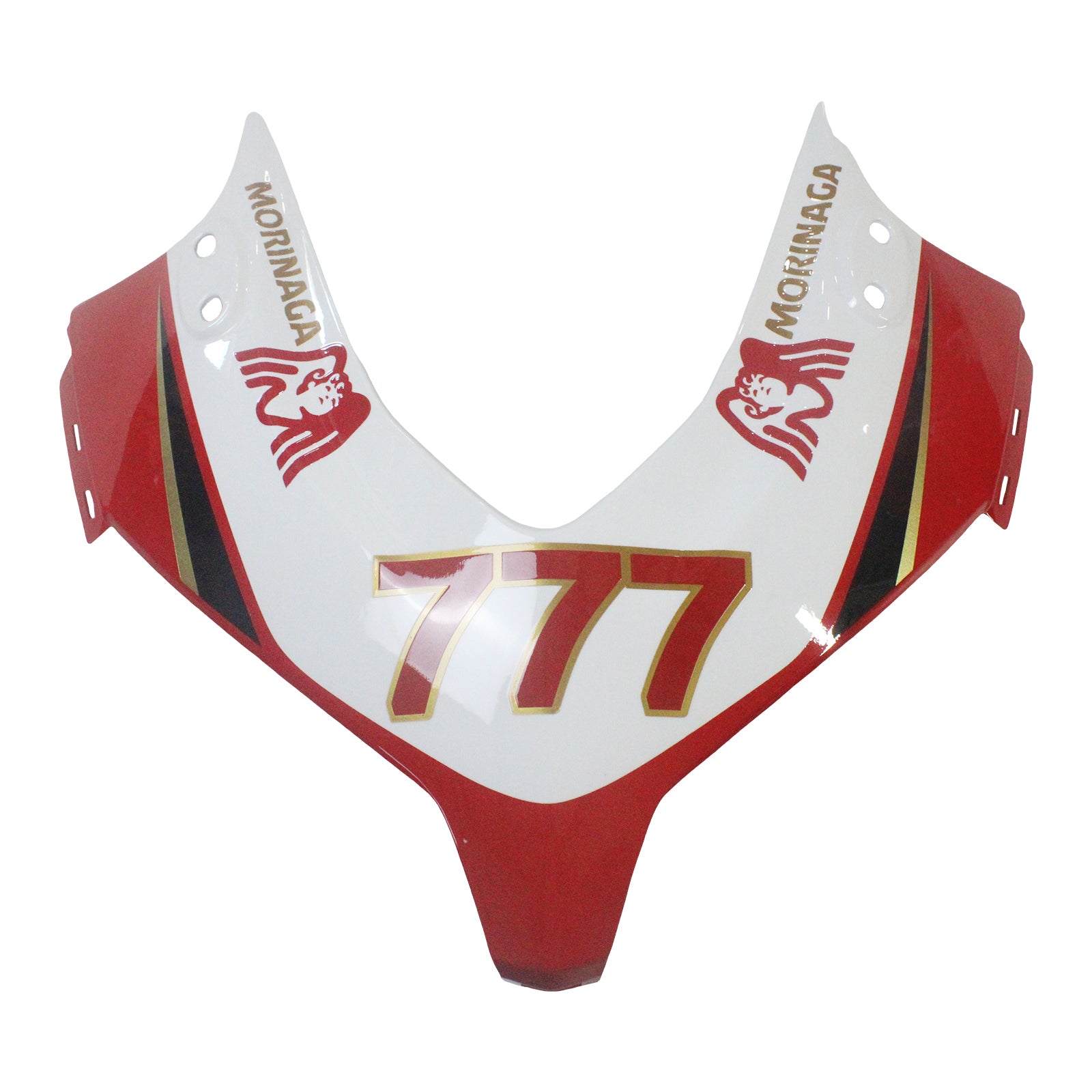 Amotopart 2013-2015 CBR500R Honda Kit de carénage rouge et blanc