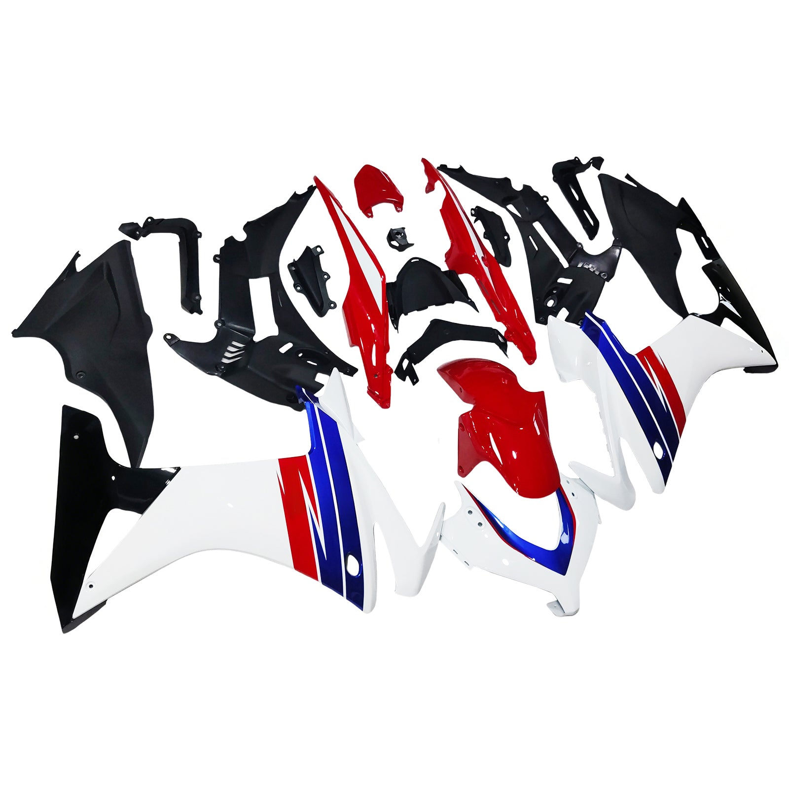 Amotopart 2013-2015 CBR500R Honda Red&Blue Style1 Fairing Kit