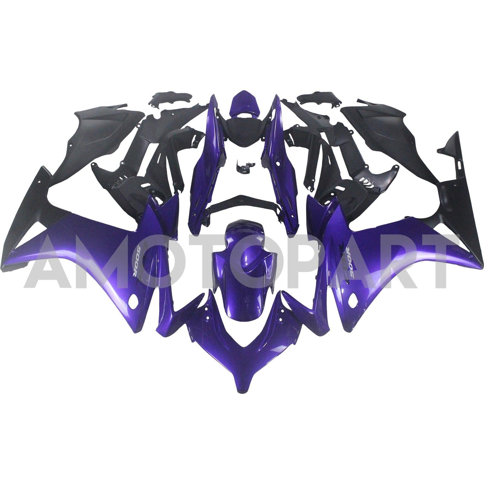 Amotopart 2013-2015 CBR500R Honda Gloss Blue Fairing Kit